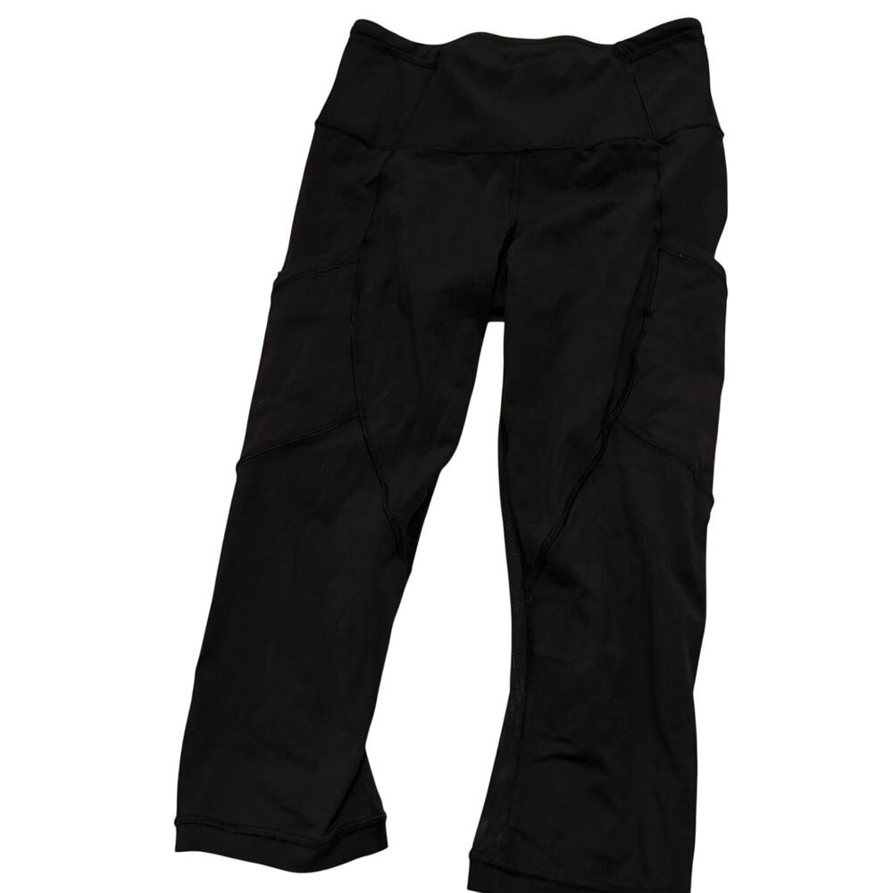 Lululemon black capris no tag fit like sz 6 activewear yoga